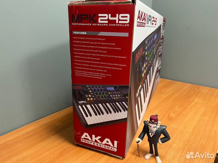 Midi-Клавиатура akai Professional MPK249 (новая)