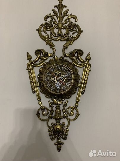 Настенные часы бронза