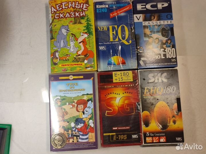 Видеокассеты с записью