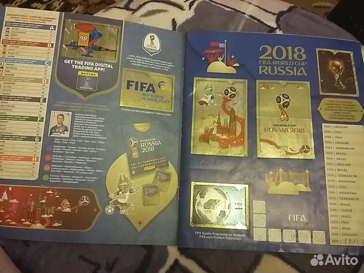 Альбом панини чемпионат мира 2018