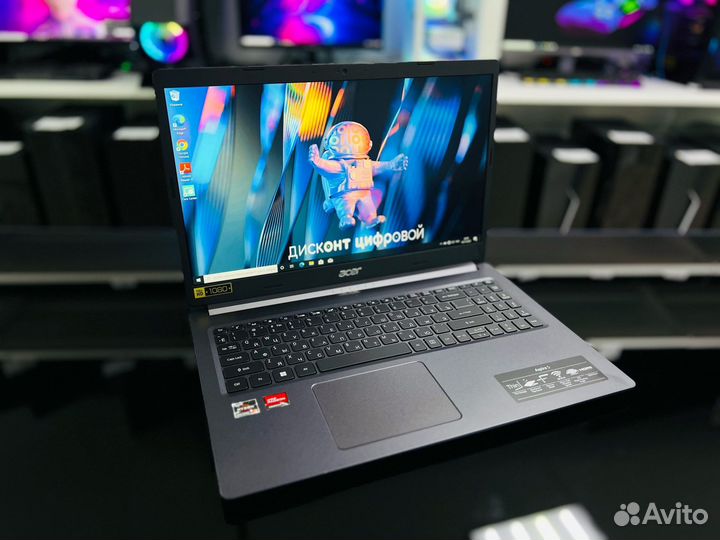 Мощь 3D Acer 15.6/IPS/Ryzen 3 5300U/RX 640 2Gb/SSD