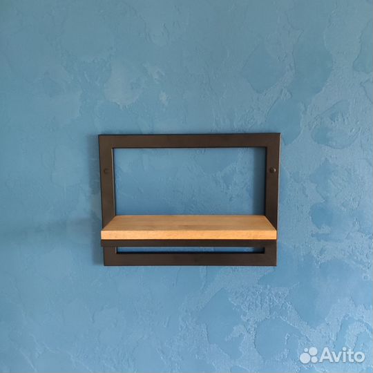 Полка в рамке, в стиле лофт