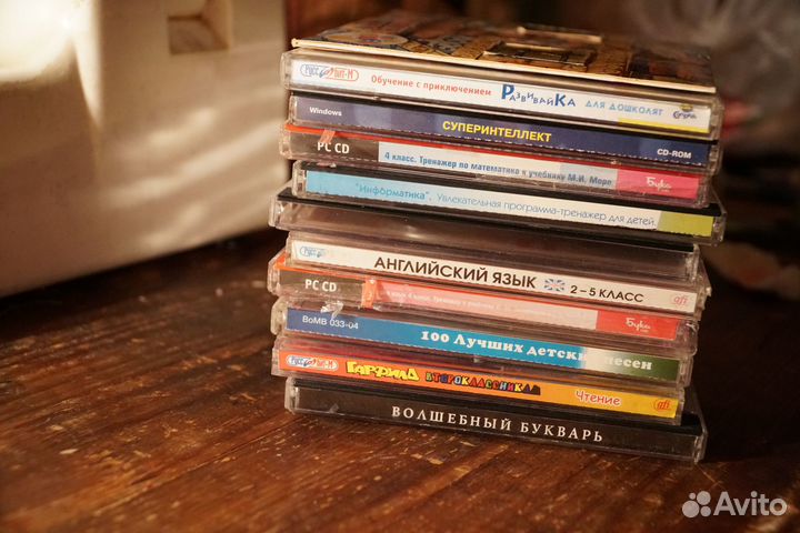 Игры и развивающие программы на DVD и CD дисках