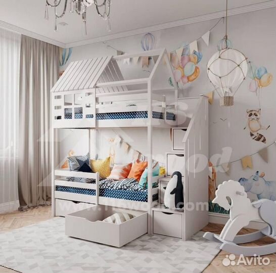 Детская двухярусная кровать 160х80