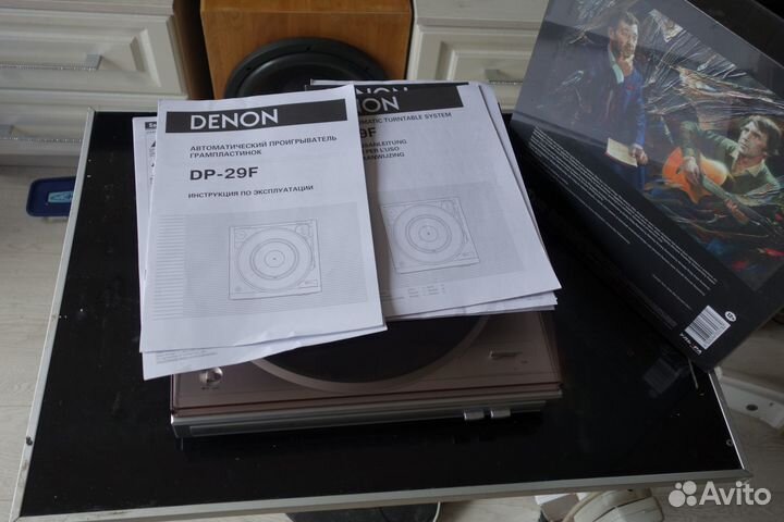 Проигрыватель грампластинок denon DP-29F