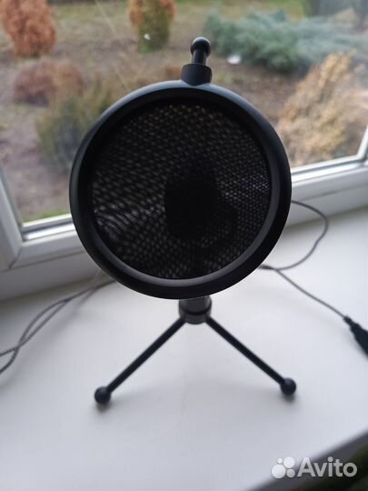 Микрофон для пк бу Trust чёрный