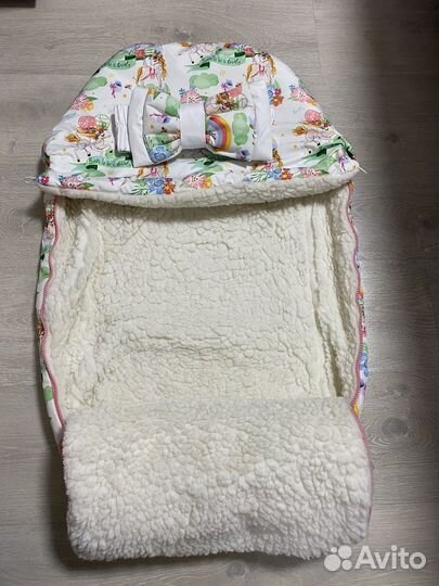 Зимний конверт в коляску