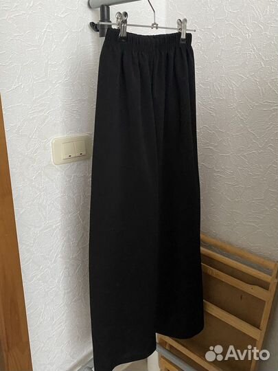 Штаны прямые черные