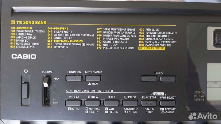 Синтезатор casio