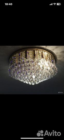 Люстра хрустальная