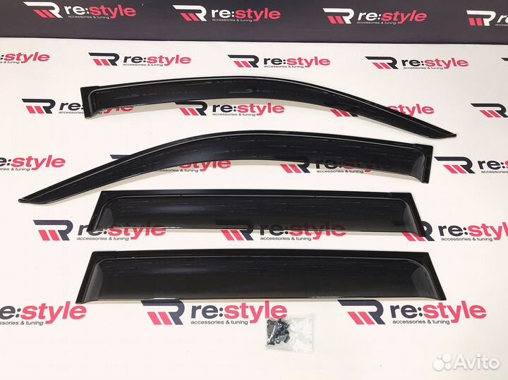 Ветровики Toyota Land Cruiser Prado 120 03-09г