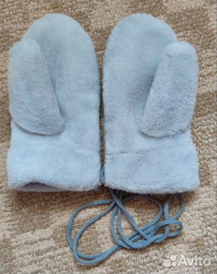 Варежки зимние детские