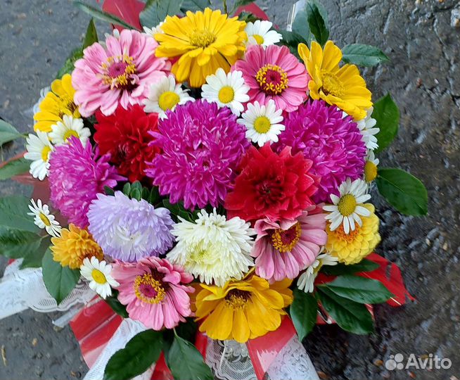 Букет из садовых цветов