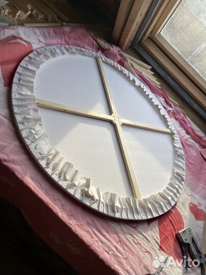 Круглые холсты на подрамниках больших размеров