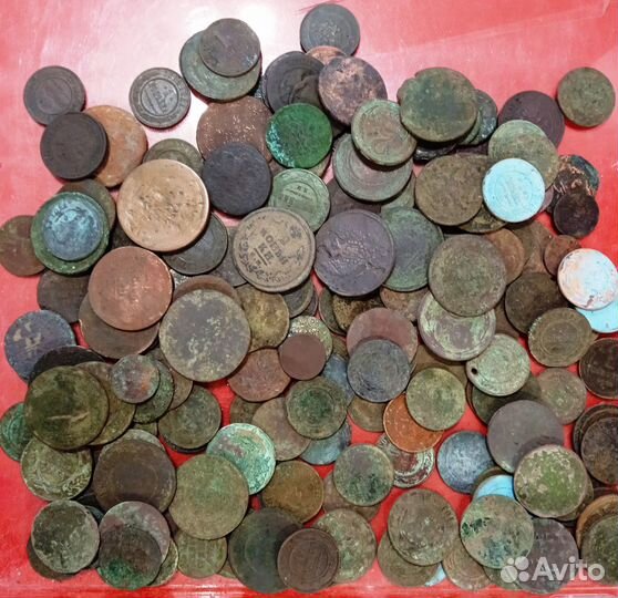 Медные монеты Царской России в ассортименте
