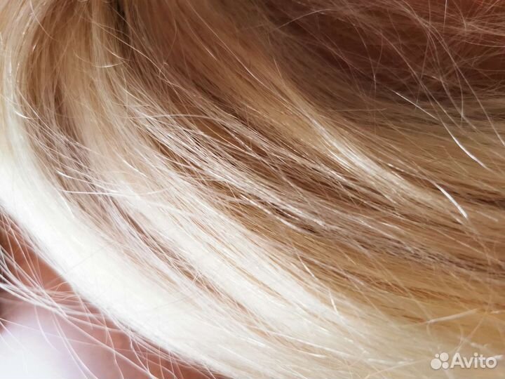 Хвост наращивание 60 см блонд люкс American Dream
