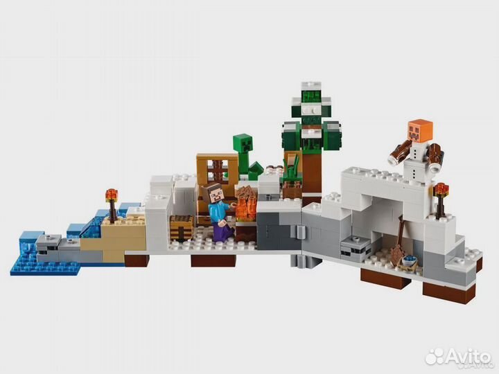 Аналог Minecraft (Снежное убежище - 21120)
