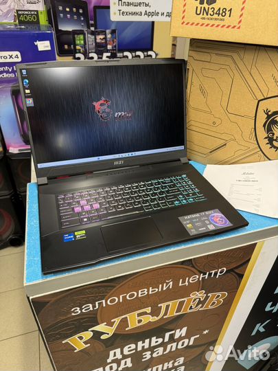 MSI Katana 17 B12VFK-424RU RTX4060/16 ddr5