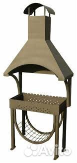 Мангал с крышей