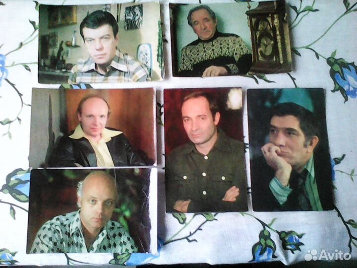 Открытки с артистами от 1977 г