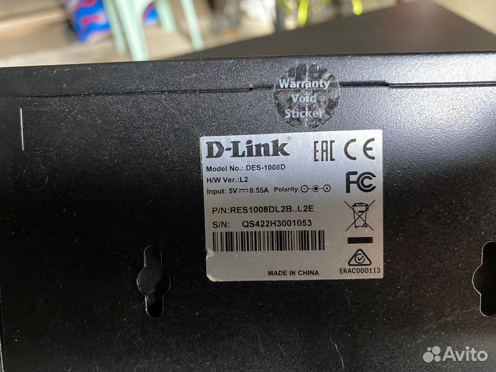 D-link des-1008d коммутатор 8 портов