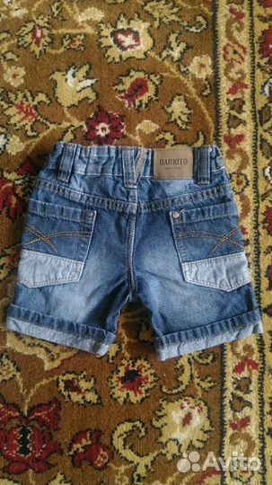 Джинсовые шорты для малышей