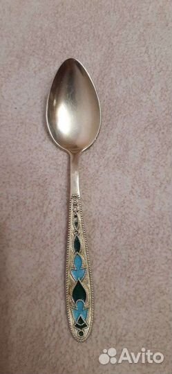 Чайная ложка серебро