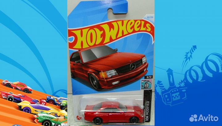 Hot Wheels 89 Mercedes-Benz 560 Sec AMG HW Modifie