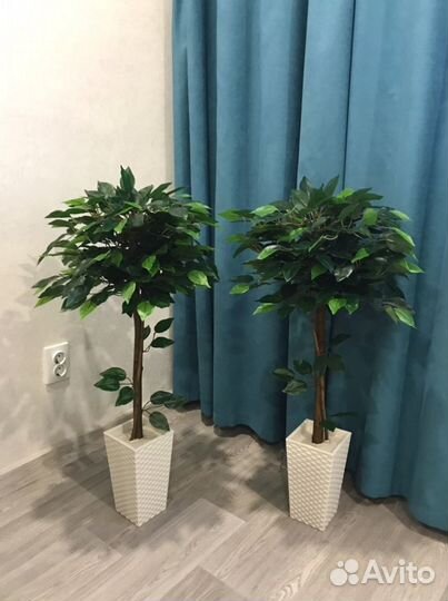Искусственное дерево Фикус, искусственное растение