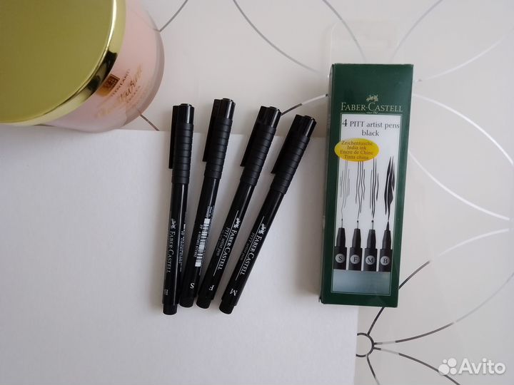 Набор для каллиграфии и леттеринга ручки, кисти