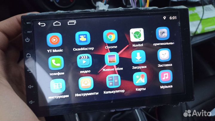 Магнитола андроид на Лансер 10