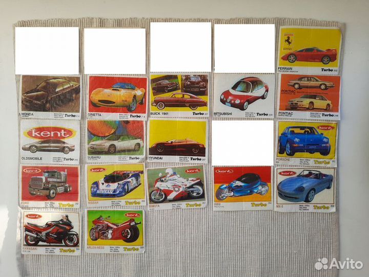 Вкладыши и обертки от жвачек