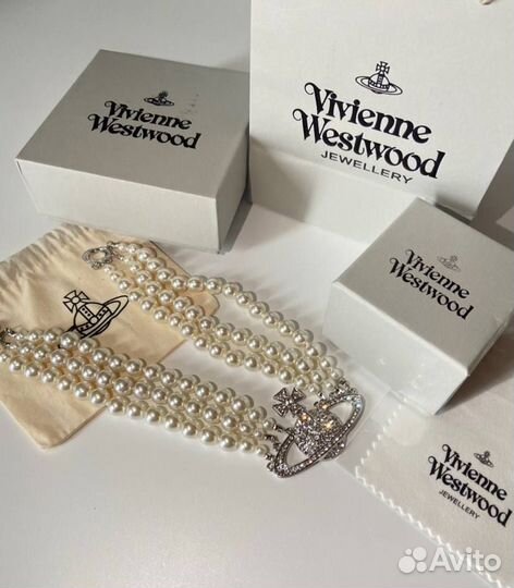 Колье Vivienne Westwood планета с упаковкой новое