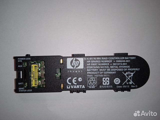 Батарея контроллера HP 381573-001/398648-001