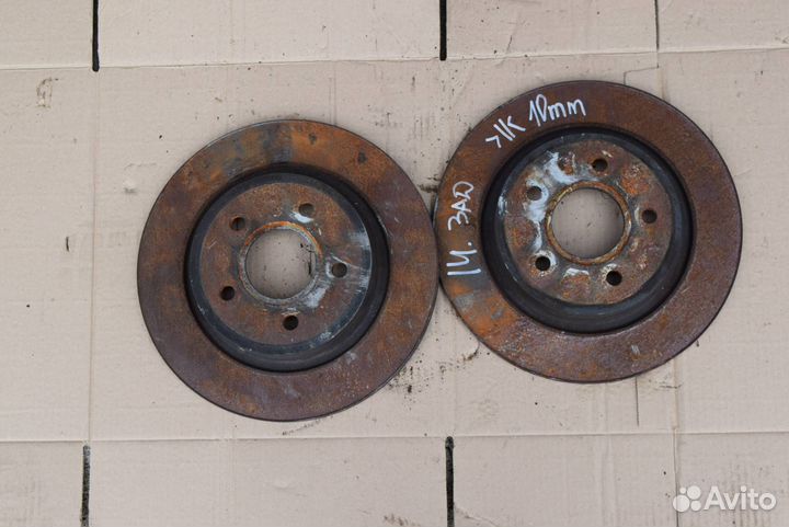 Диск тормозной задний Volvo S40 2