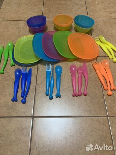Набор детской посуды IKEA