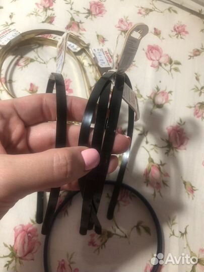 Заготовки для ободков для волос металлические 7 мм