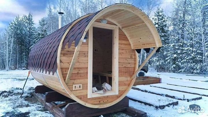 Баня бочка от производителя 4 м