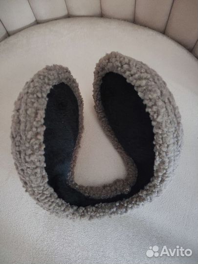 Меховые наушники тедди