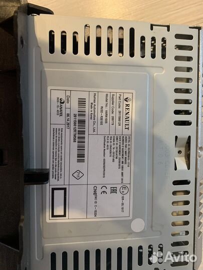 Магнитола renault kaptur