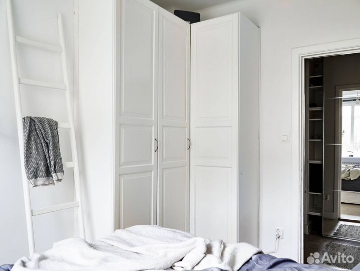 Угловой Шкаф Белый