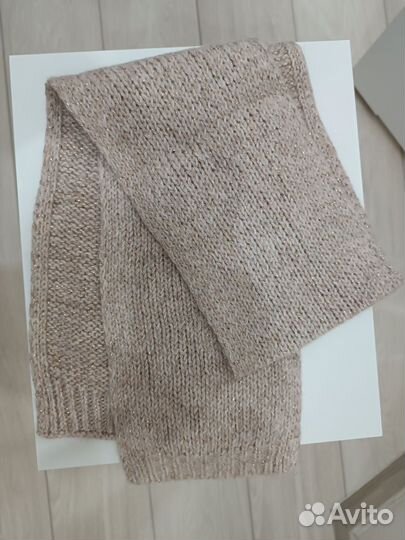 Шапка с шарфом женская