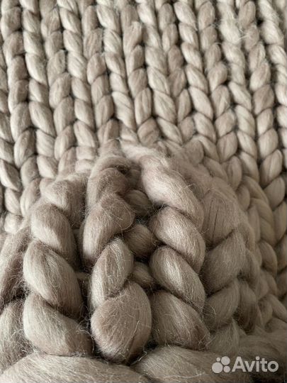 Плед из шерсти мериноса 130х170