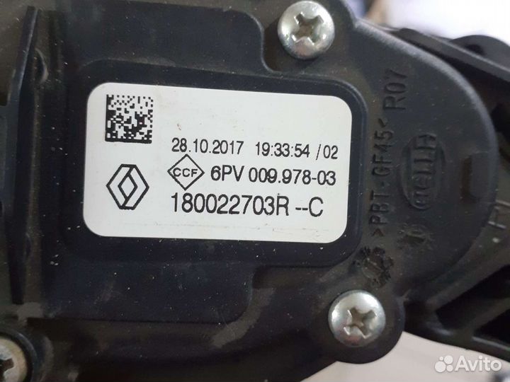 Педаль газа Renault Logan 2 Sandero 2