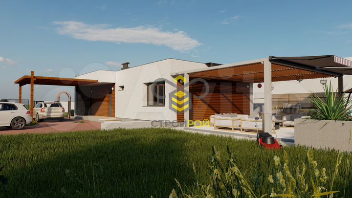 Дом 86,8 м² на участке 8 сот.