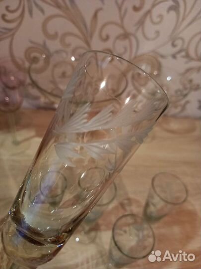 Фужеры, вазы на ножке СССР