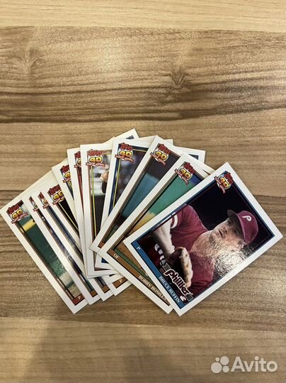 Уникальные карточки бейсбол Topps 1986-2017