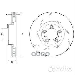 BG9128C Диск тормозной porsche panamera 10-16 п