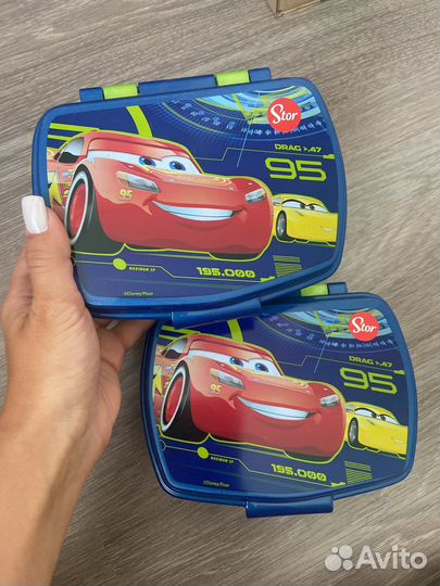 Ланчбокс детский тачки новый