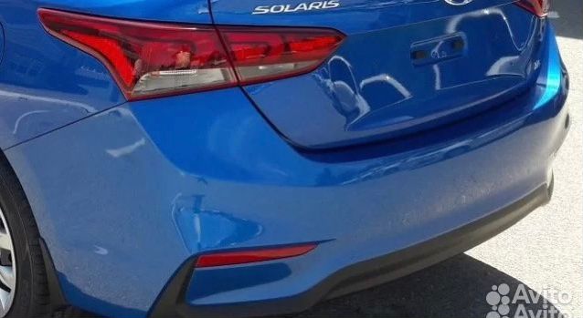 Бампер задний на Hyundai Solaris 2 2017-2020